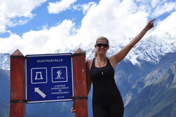 Fim da estrada e início da trilha para Choquequirao, no Peru